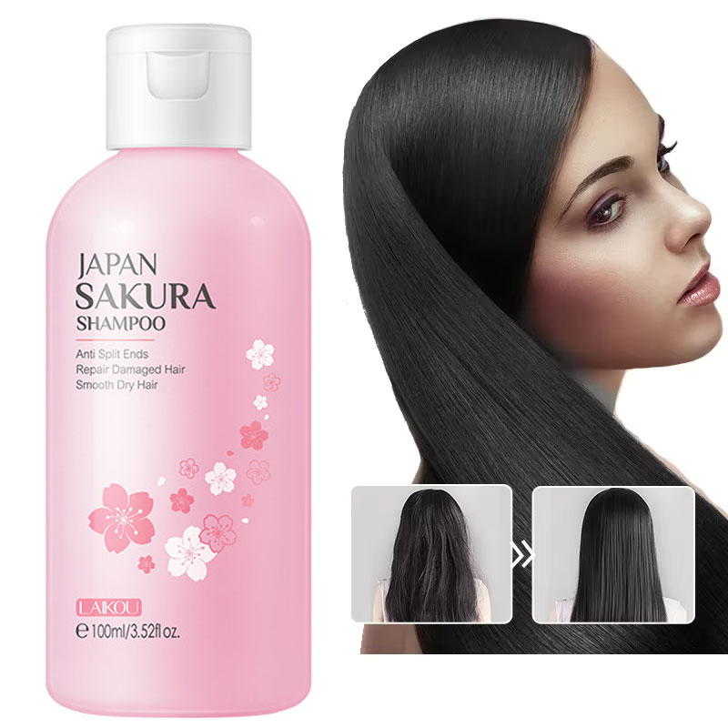 Hair Care Korean Products - LAIKOU Japón Sakura champú reparación cabello