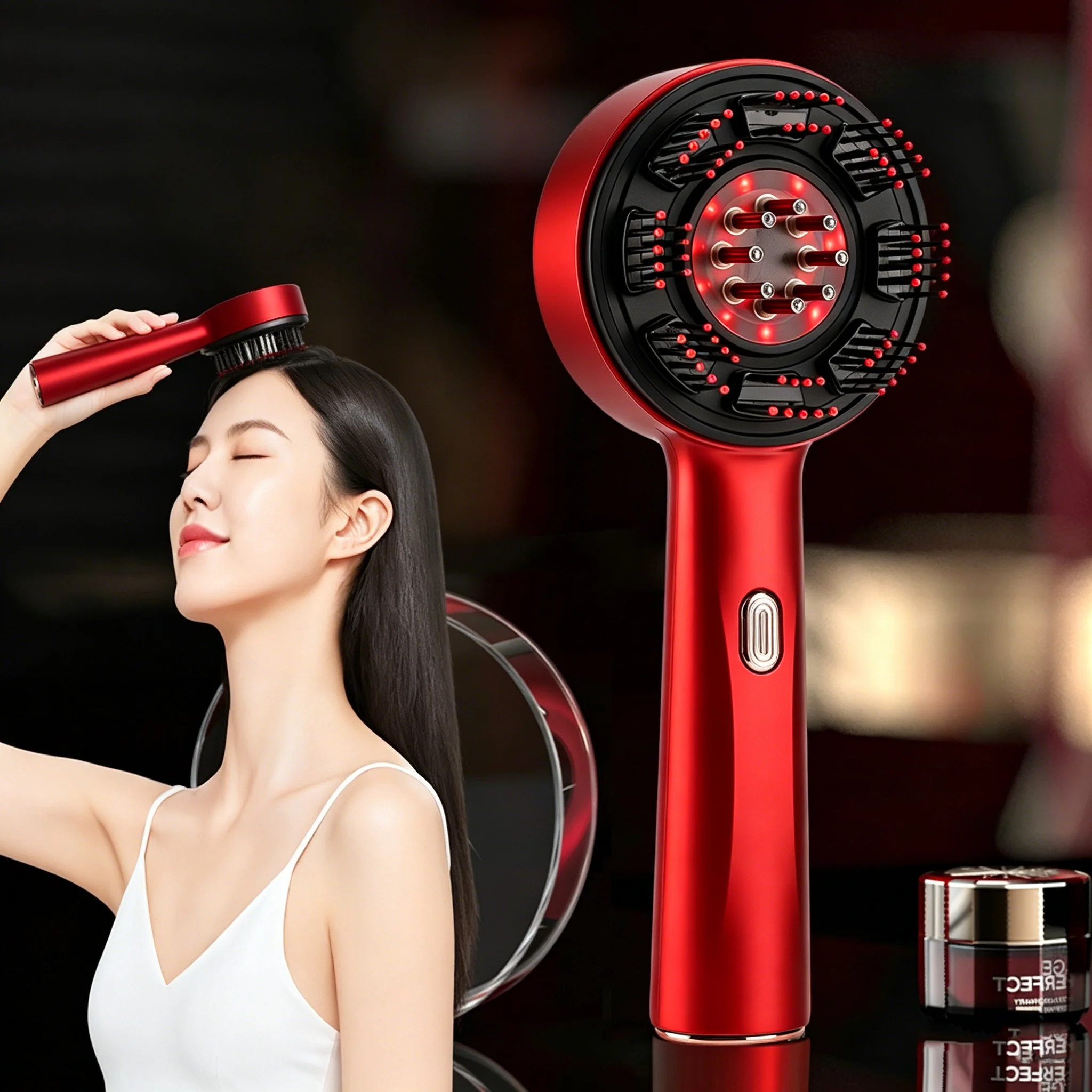 Hair Care For Hair Growth - Peine de Masaje Eléctrico Portátil, Peine