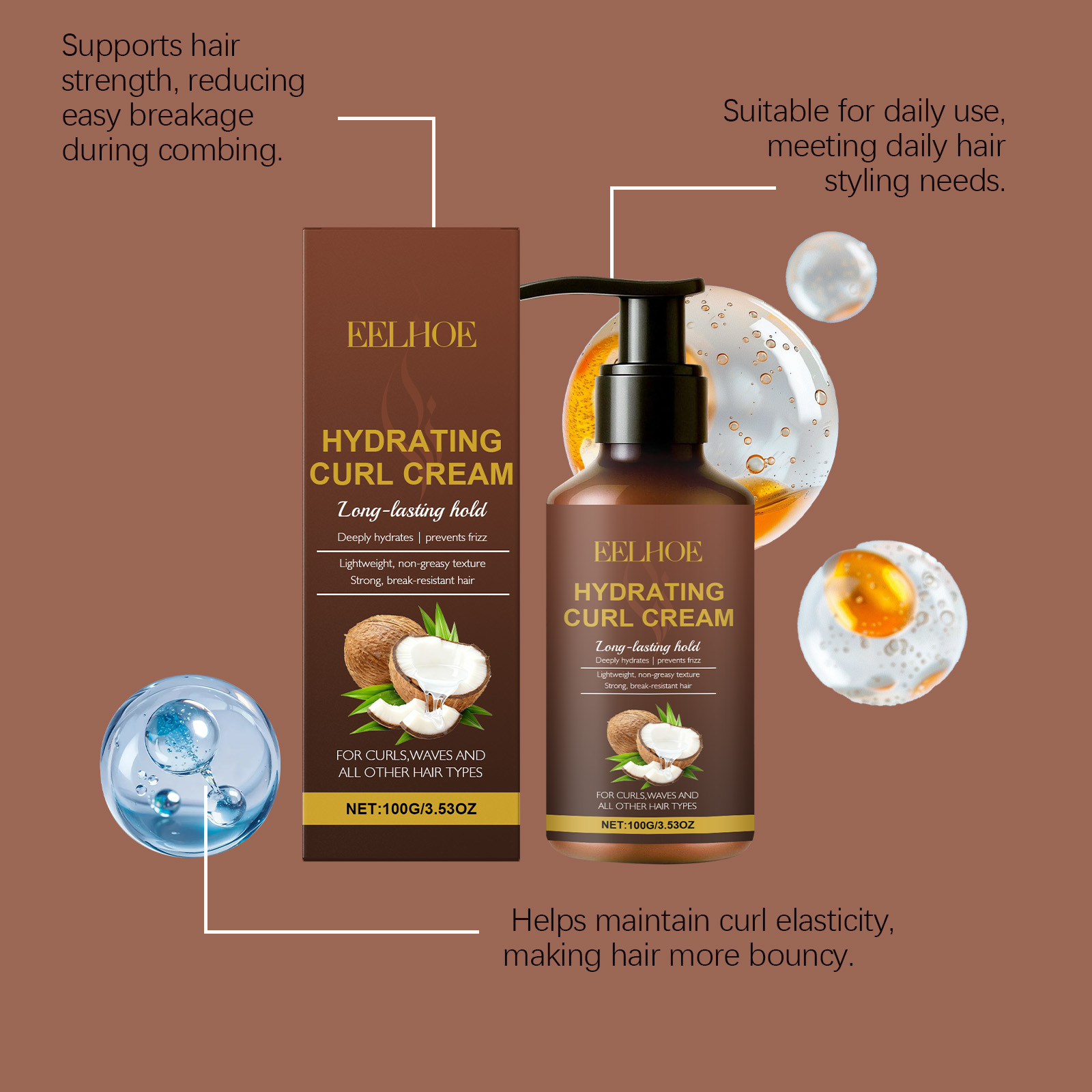 Crema de peinado para cabello  - Hair Care Cream reseña y precio