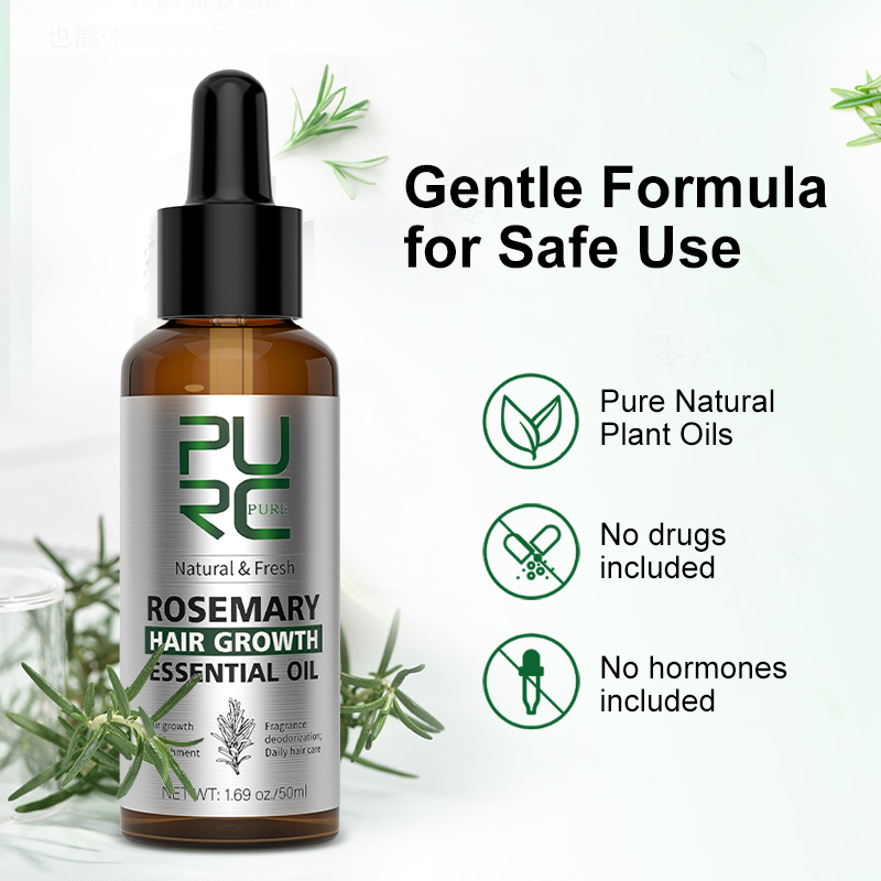 Aceite de romero PURC para el  - Caffeine Hair Serum reseña y precio