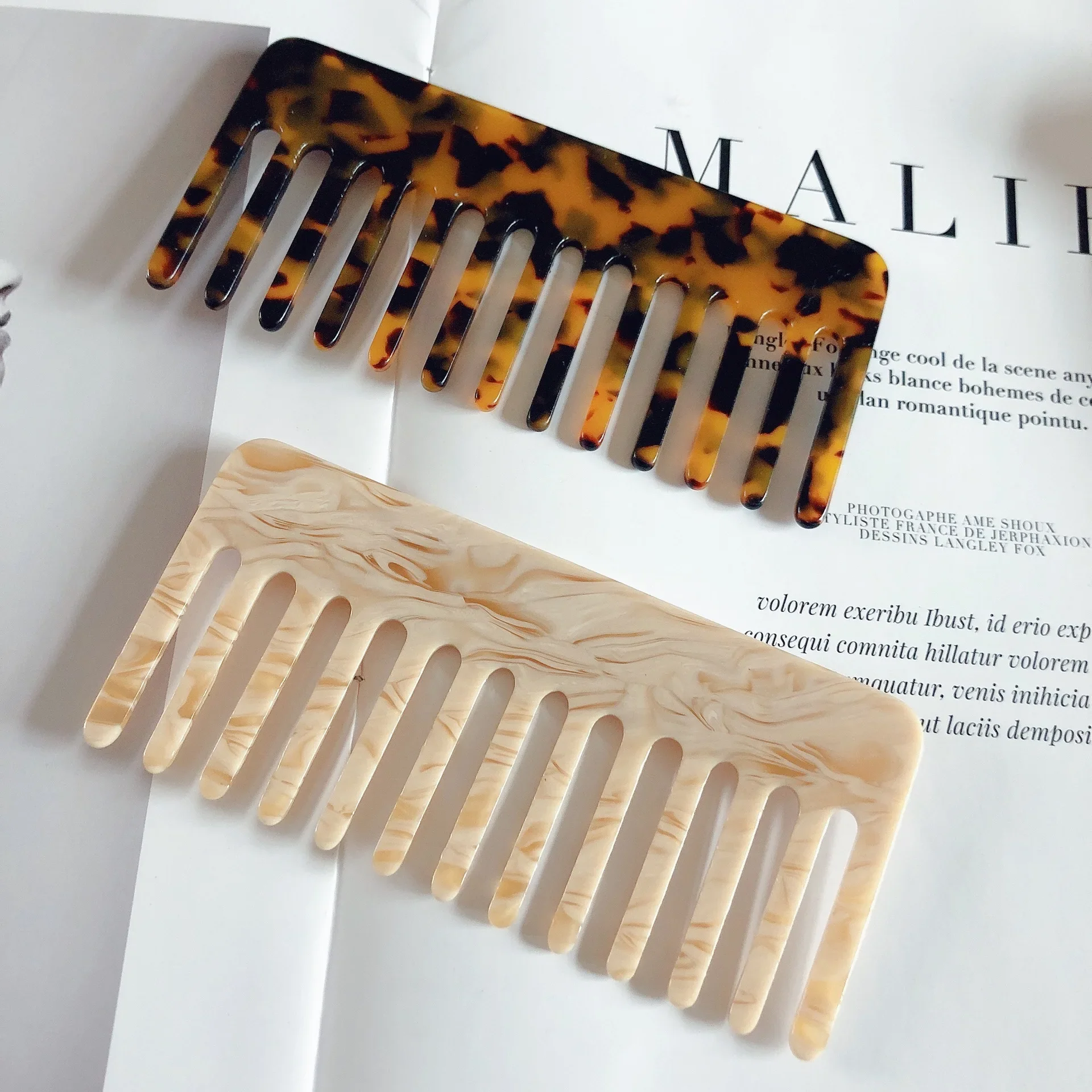Peine de peluquería colorido d - Hair Care Korean Products reseña y precio