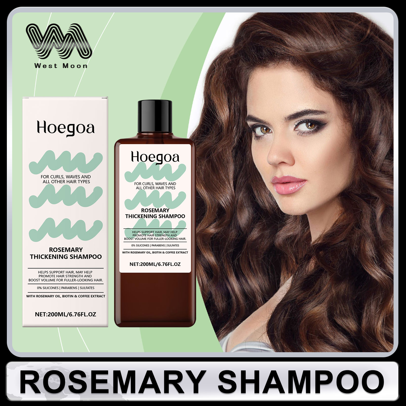 Champú de romero para reparar  - Hair Care For Dry And Frizzy Hair reseña y precio