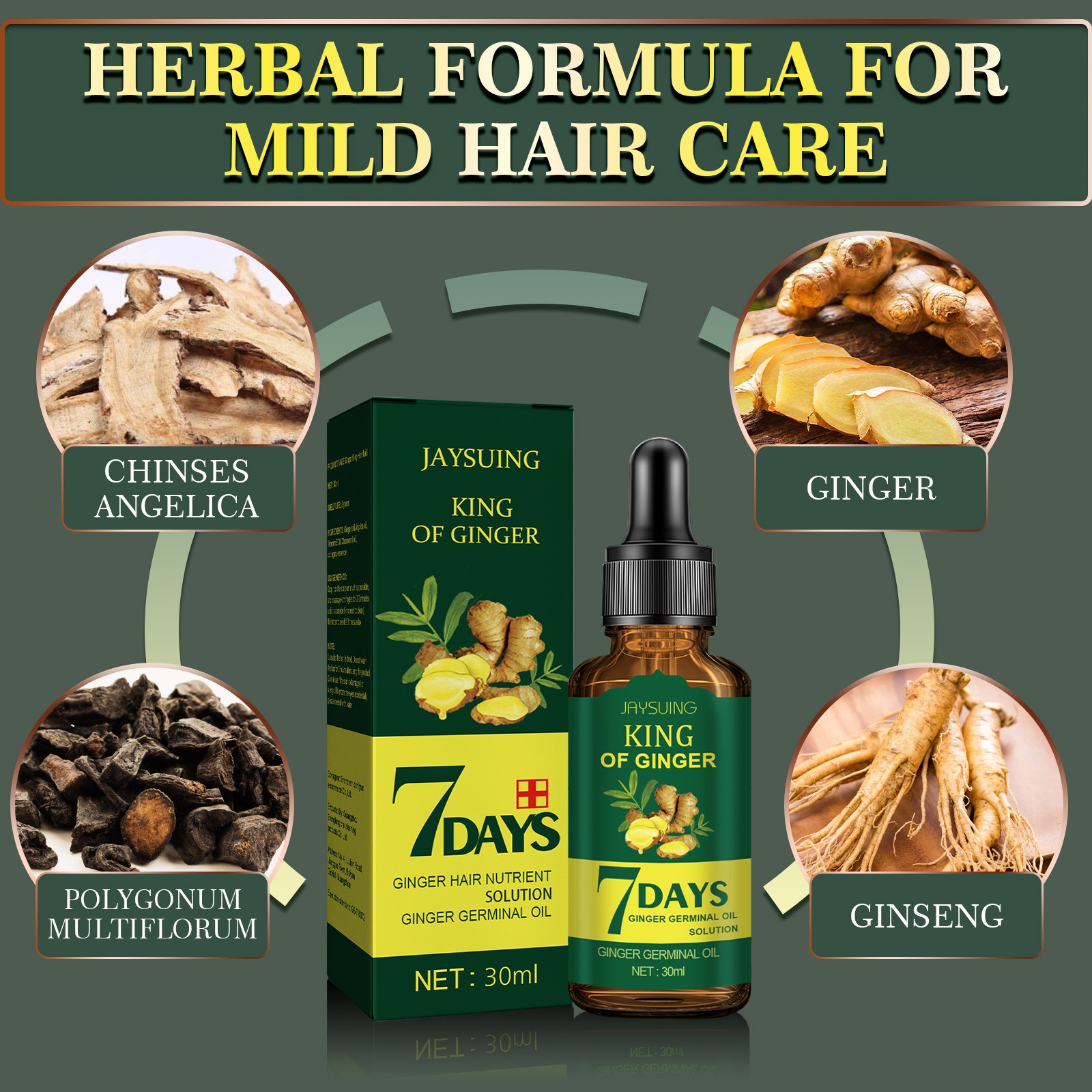 Esencia de cabello de jengibre - Hair Care Korean Products reseña y precio