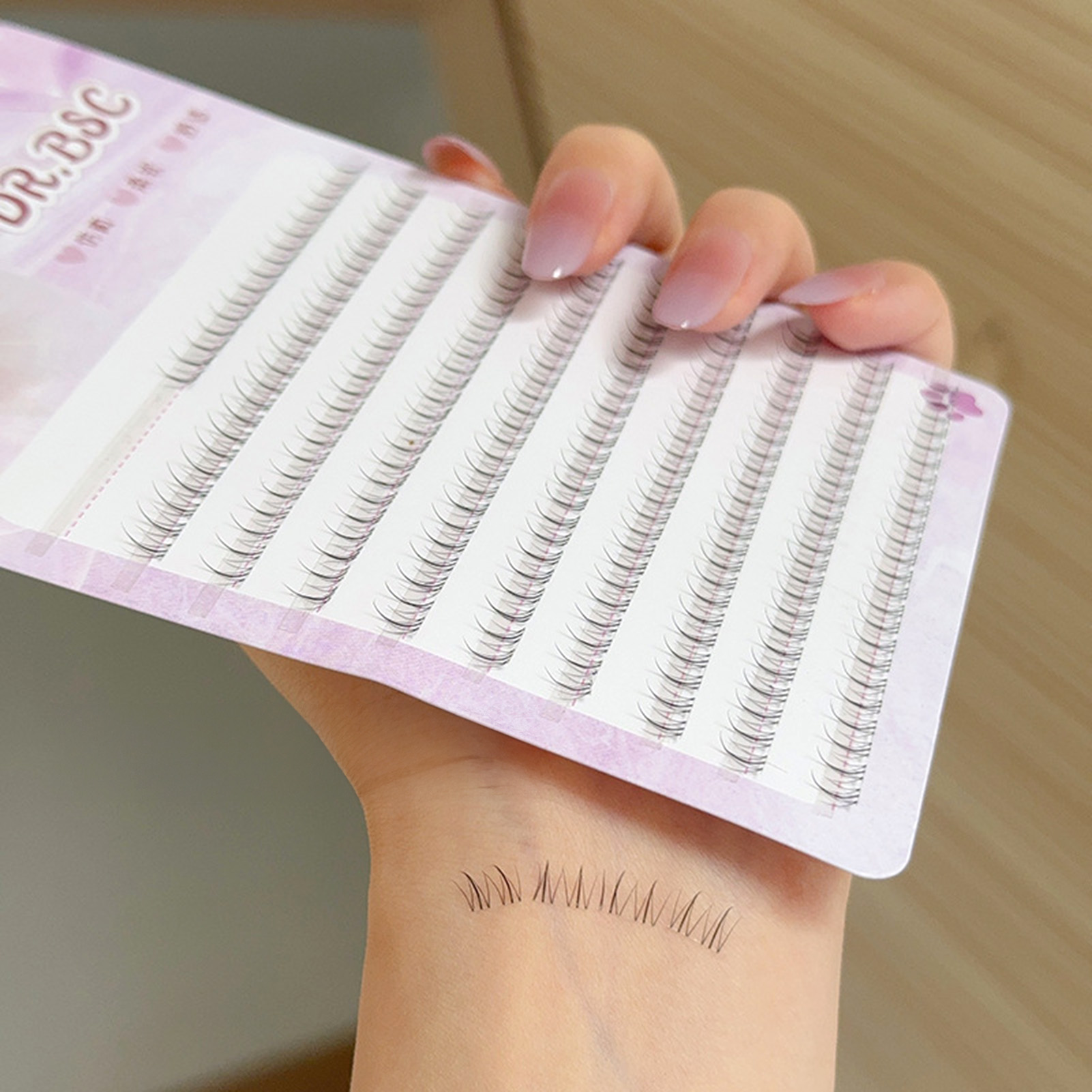 Pestañas postizas con parte in - Hair Care Korean Products reseña y precio
