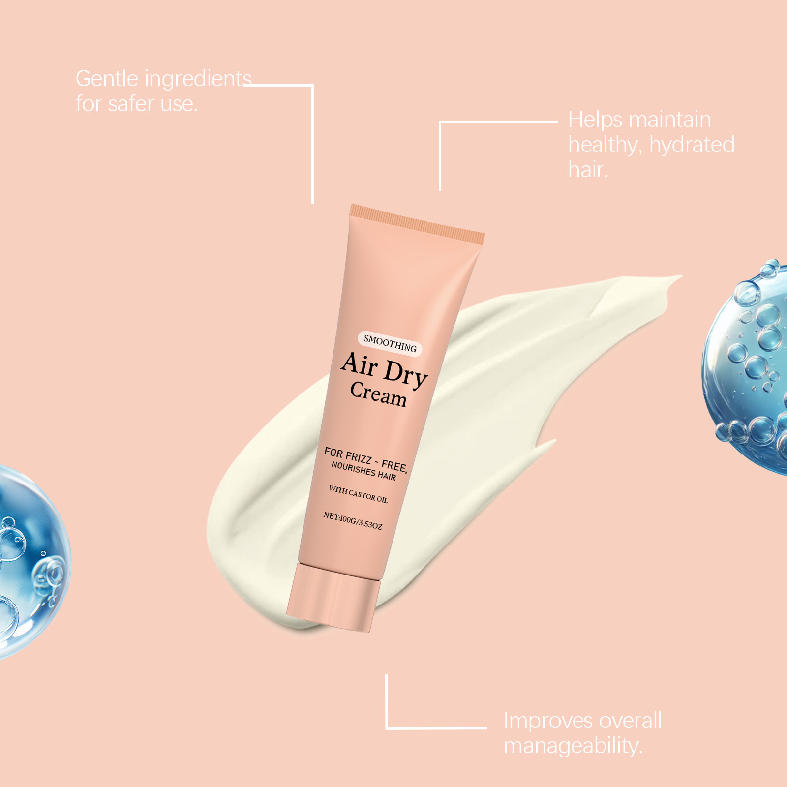 Crema Alisadora para el Cabell - Hair Care For Dry And Frizzy Hair reseña y precio