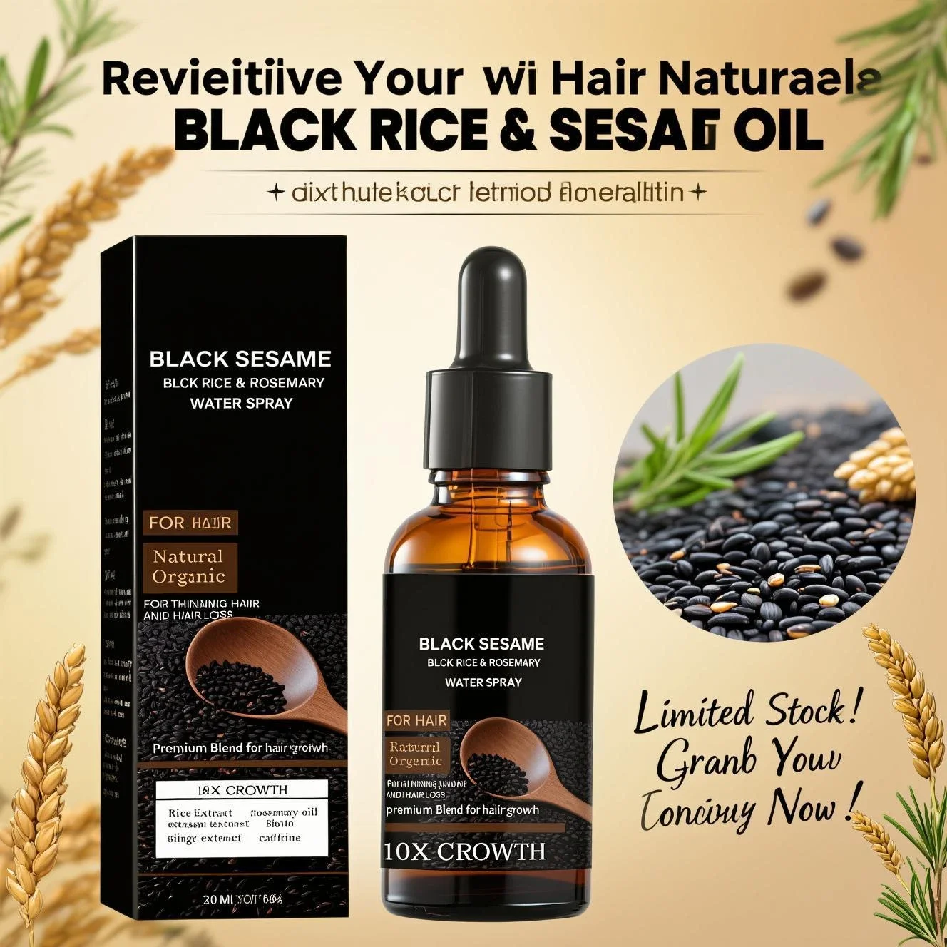 Suero para el Crecimiento del  - Caffeine Hair Serum reseña y precio